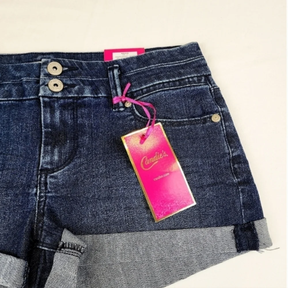 Candies fold leg jeans shorts